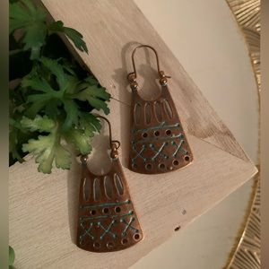 Cute copper earrings!